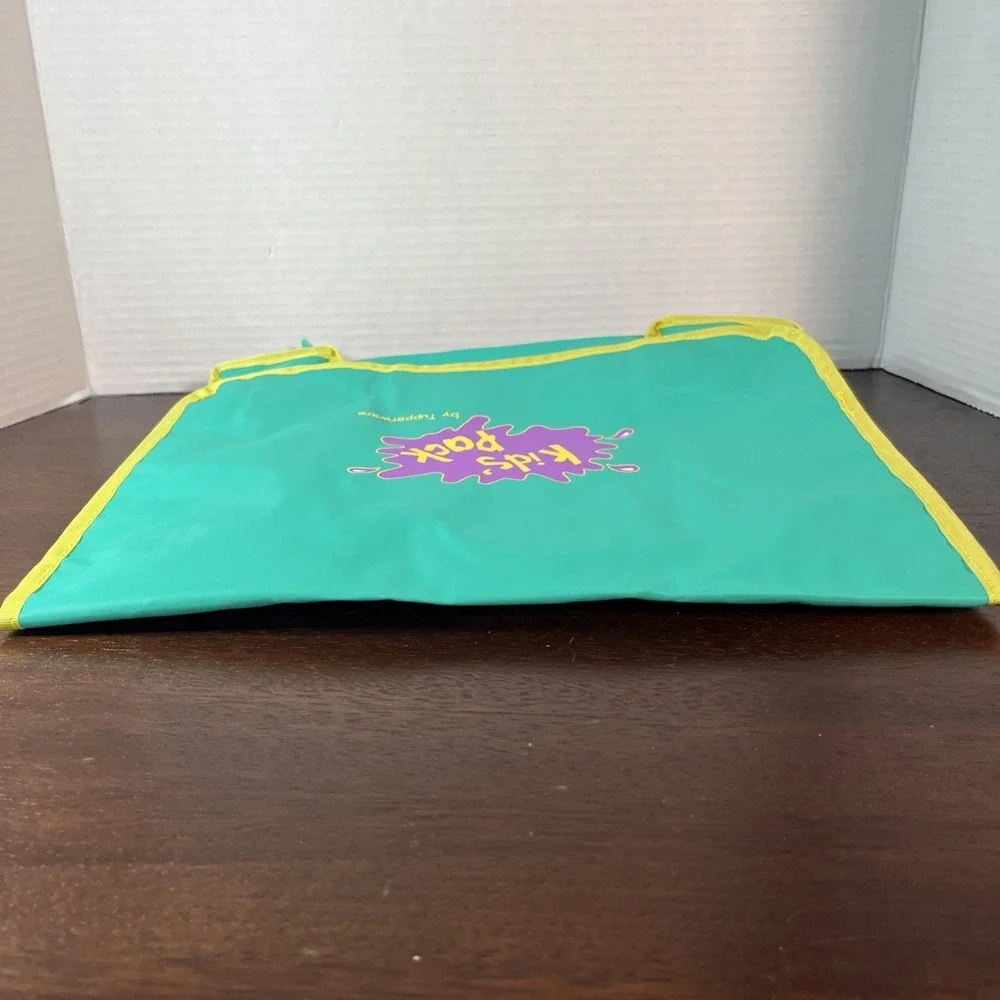 Vintage Tupperware Kids' Pack Travel Pouch Neon Bag Backpack Retro 90s Nostalgia